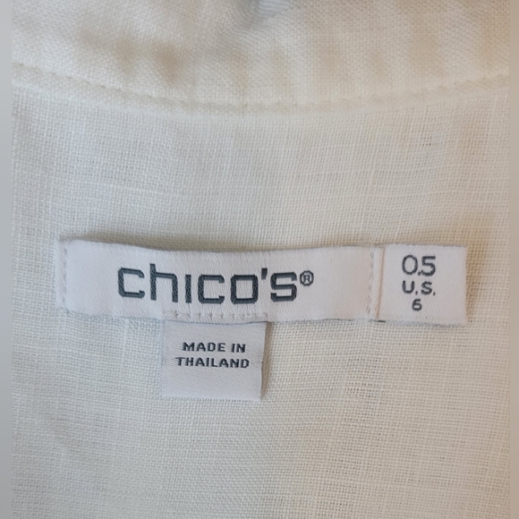 Chico's palm leaves tunic - Picture 5 of 6